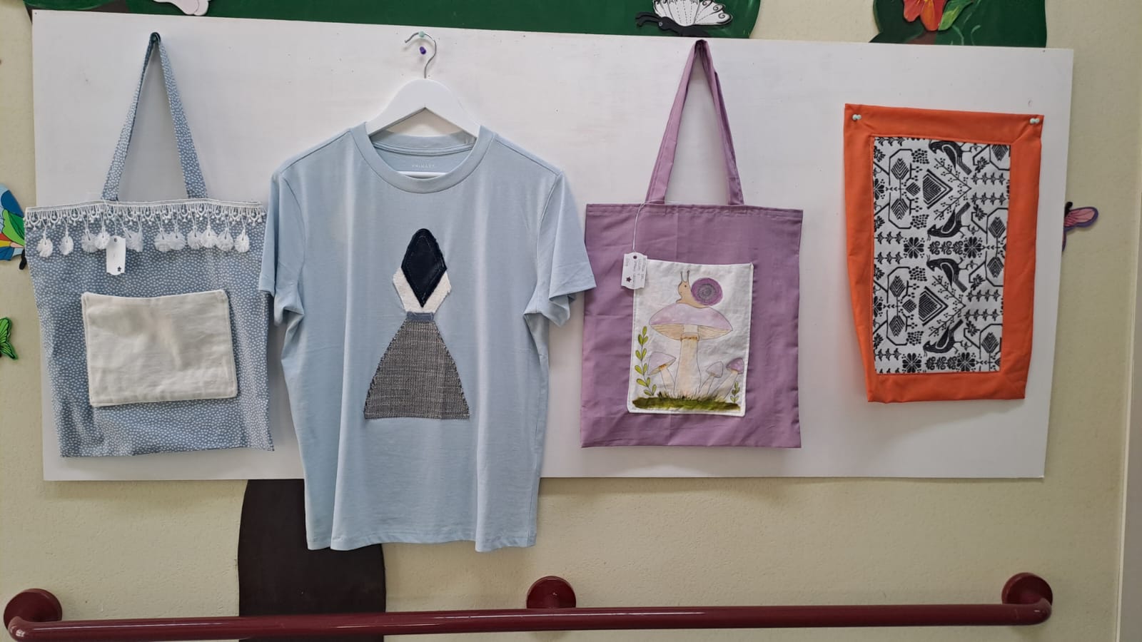 Manufatti e lavori creativi realizzati nei laboratori del Centro Diurno Saìa